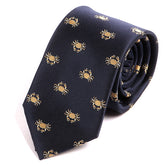 Blue Crab Print Tie - Tie Doctor